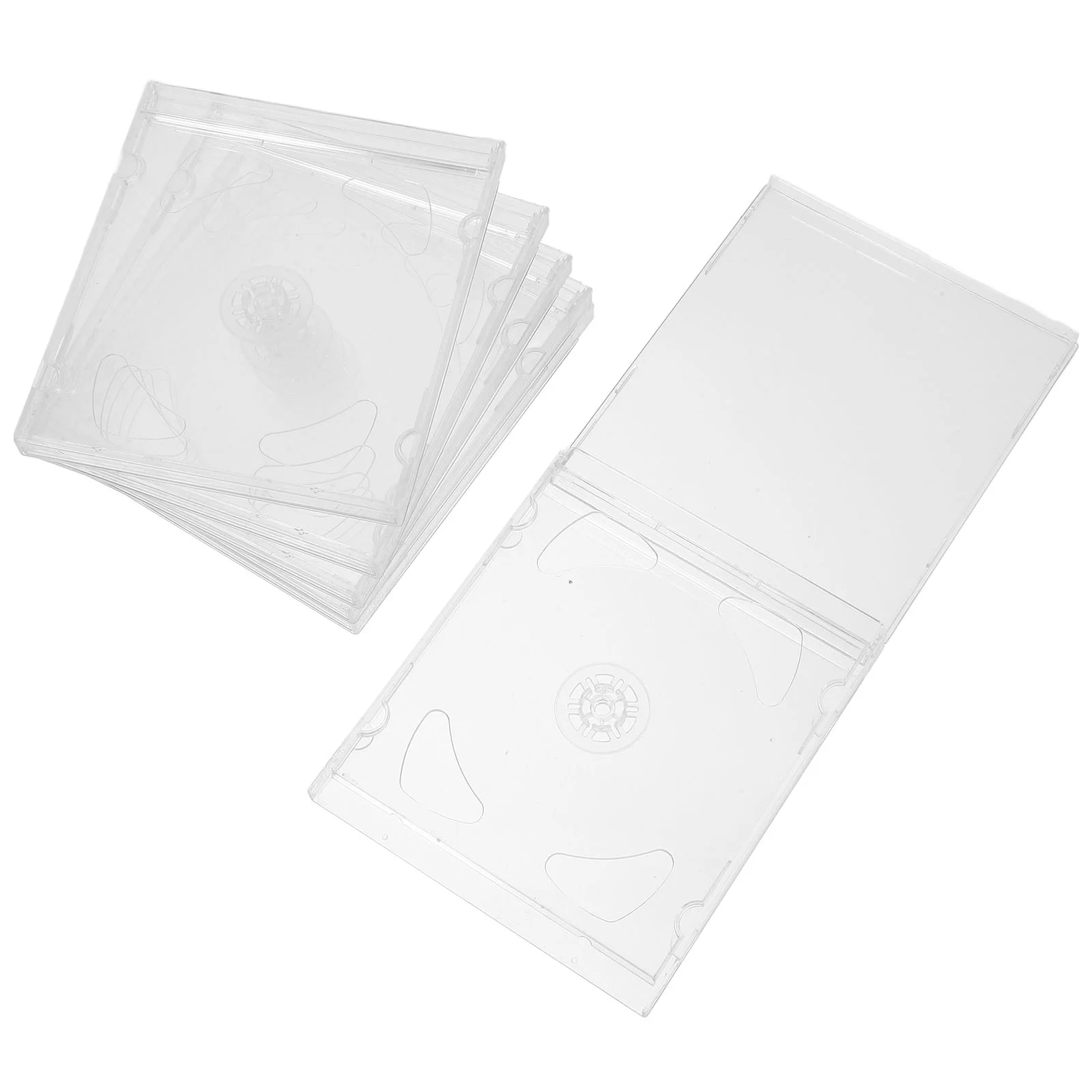 Cases Cd Bags Jewel Boxes Dvd Storage Slim Holders 6 Pcs For Protection Home Office Use