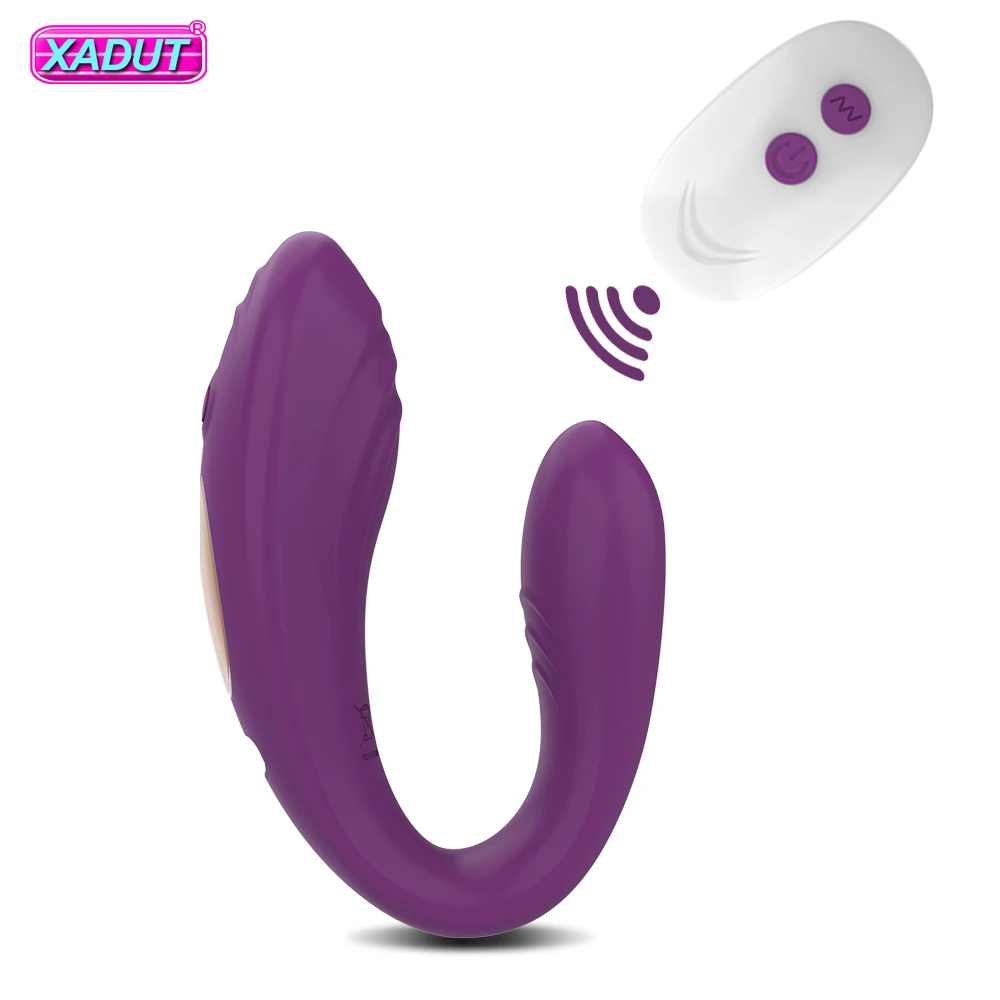 Wibrator g-spot z pilotem i stymulatorem łechtaczki_voghion.com
