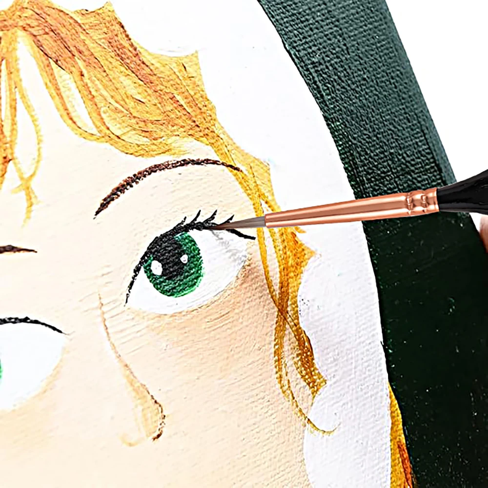 Juego de pinceles de línea ultrafina para dibujo de acuarela