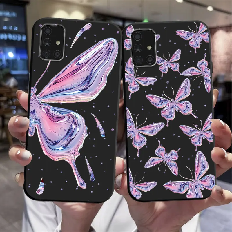 Flower For ZTE A72 4G 5G A71 A72S Case Shockproof Silicone Soft TPU Phone Case For ZTE Blade A72 Back Cover Cute Cartoon Fundas 5