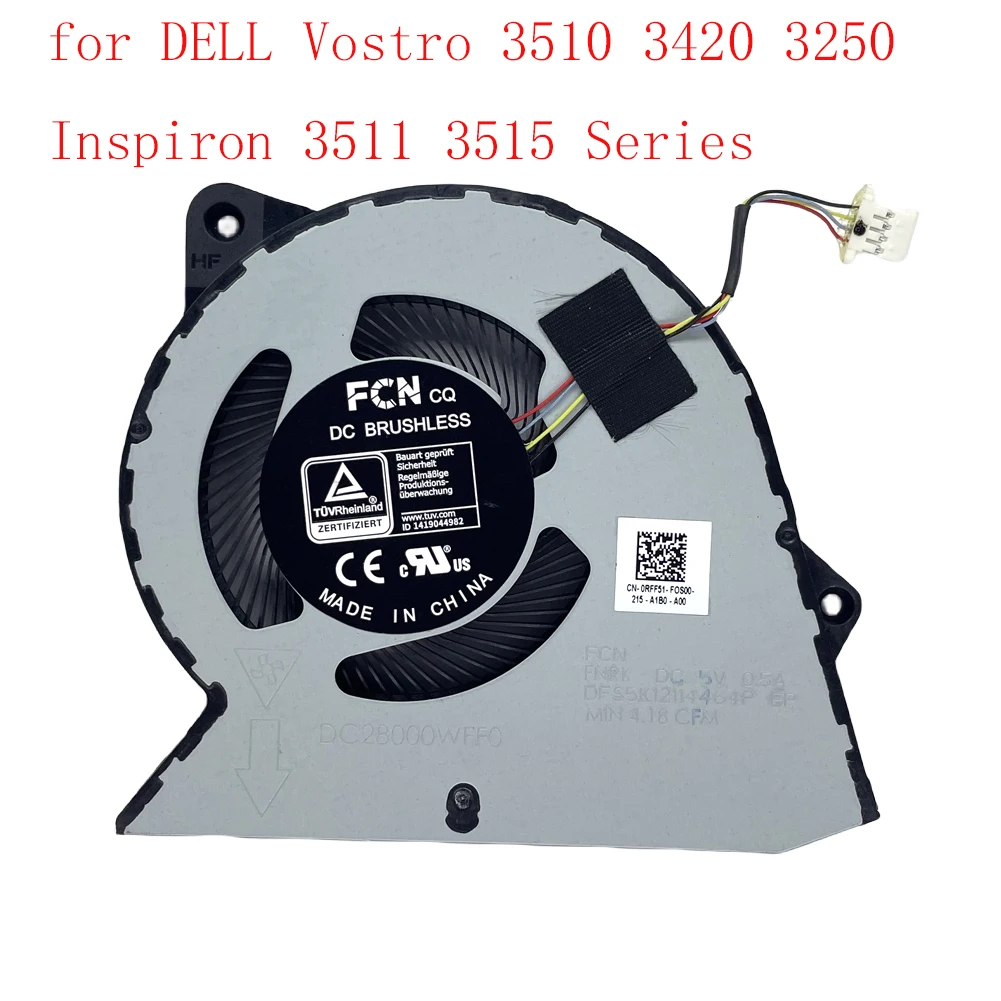 

Вентилятор для процессора ноутбука DELL Vostro 3510 3420 3250 Inspiron 3511 3515