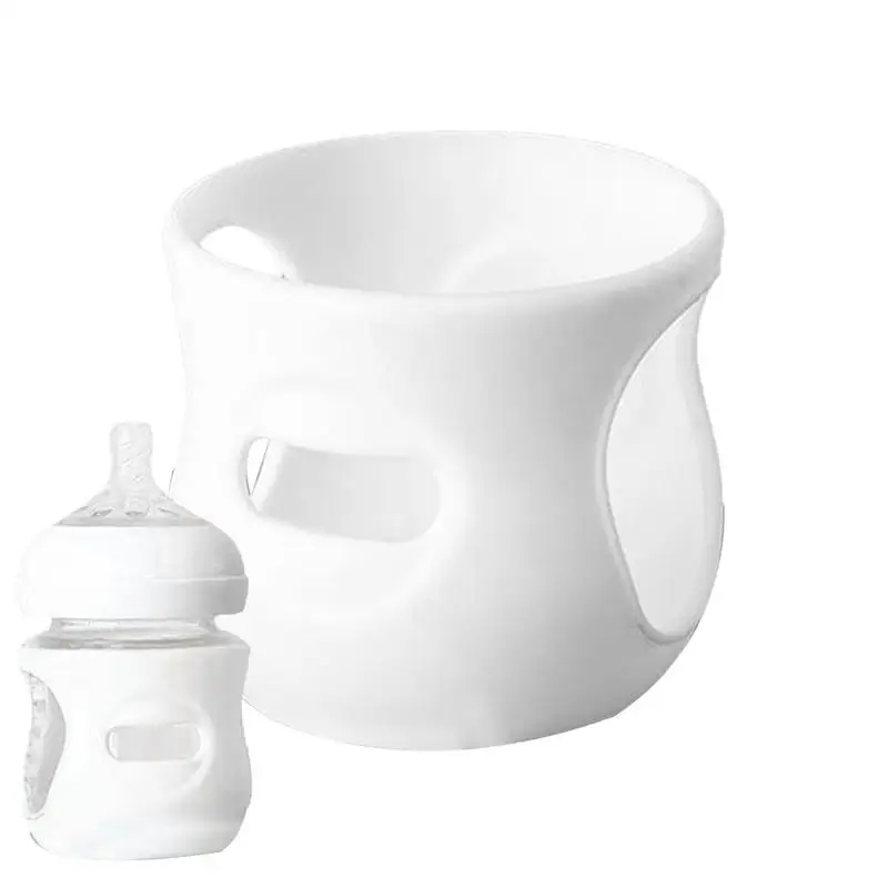 Baby Bottle Sleeve Covers Silicone Baby Bottle Sleeve Food Grade Silicone Thermal Insulation Safe Milk Fall Protection