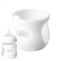 Baby Bottle Sleeve Covers Silicone Baby Bottle Sleeve Food Grade Silicone Thermal Insulation Safe Milk Bottle Fall Protection 1