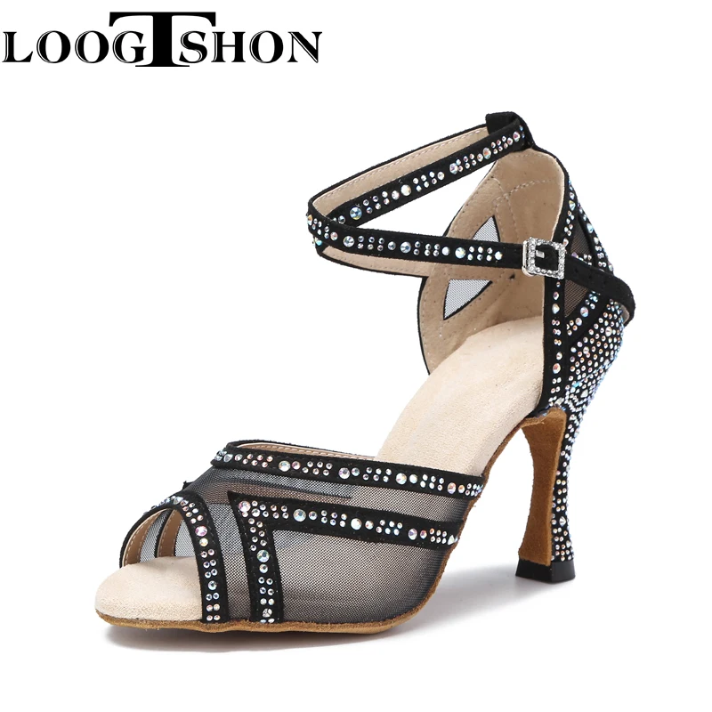 Latinos Dance Shoes Woman Jazz Salsa Ballroom Latin Dance Shoes High