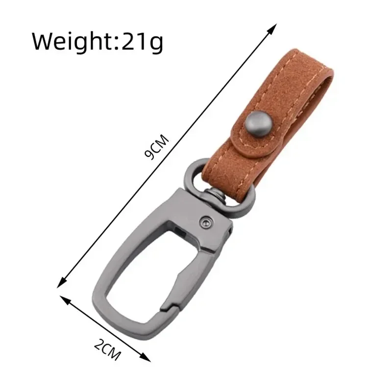 Keychain Fashion Handmade Keychain Genuine Leather Keyring DIY Car Keychain Key Holder Keys Organizer Charm Accessories