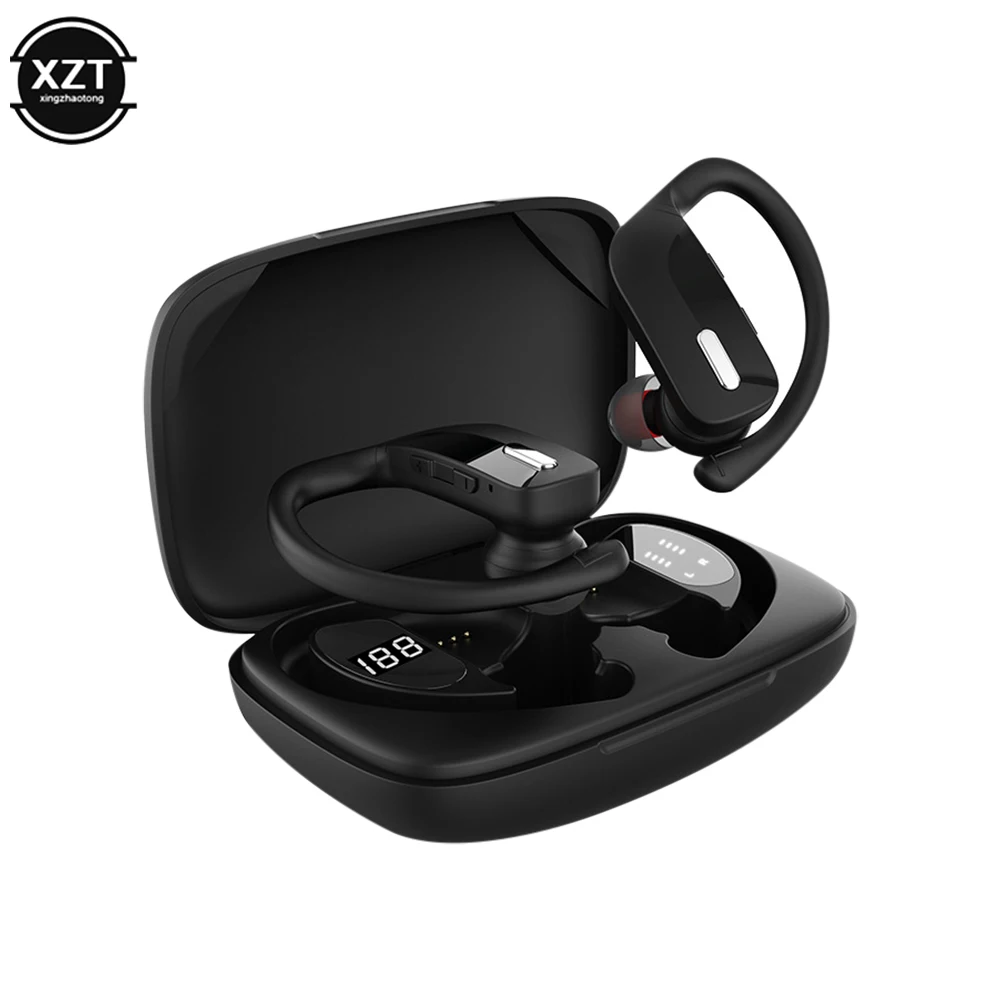 T17 HiFi HD Call TWS Bluetooth-compatible Earphones Wireless in-Ear Headset with LED Power Display  headphone music Game Headset