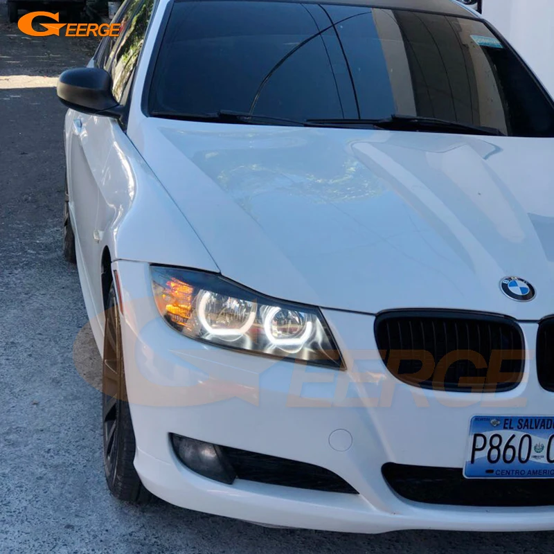 Für BMW 3 Serie E91 E90 LCI 2009-2012 Ultra Helle SMD LED Angel Eyes Halo  Ringe Kit Tag licht Auto Styling Zubehör - AliExpress