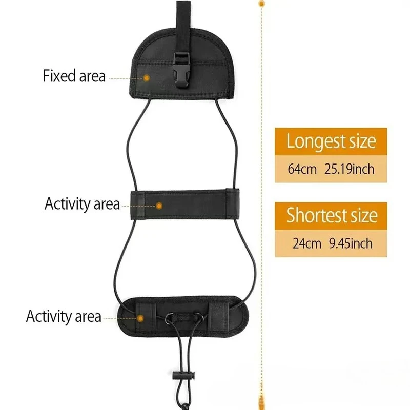 Travel Black Durable Nylon Cargo Tie Down 6