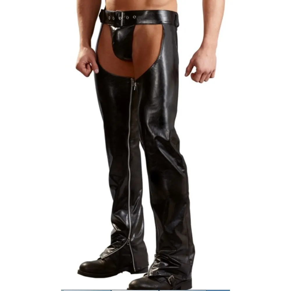 Exposed Butt Butt Open Crotch G Strings Porno Trousers Mens New Male Casual Sexy Slim Fit Solid Color Erotic Pants Long Trousers