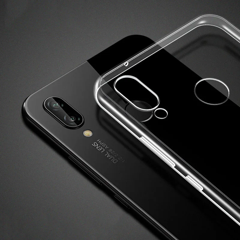 Slim Fit Transparent TPU Silicone Clear Soft Back Phone Case