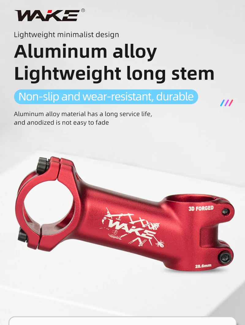 Wake Stem Road Bike Stem 17 Degree Road Bike Handlebar Stem 70mm