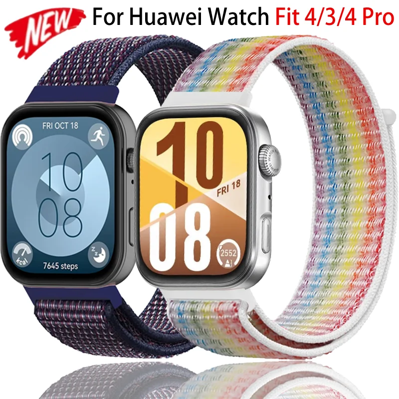 Breathable Nylon Woven Sports Strap - Smartwatch Wristband Bracelet Accessory