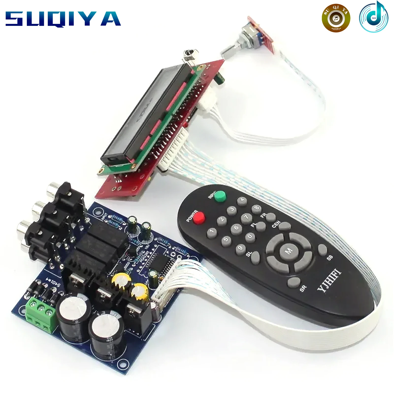 

PGA2311U remote control volume Pre-amplifier board / three input switch / signal switching pre finished board