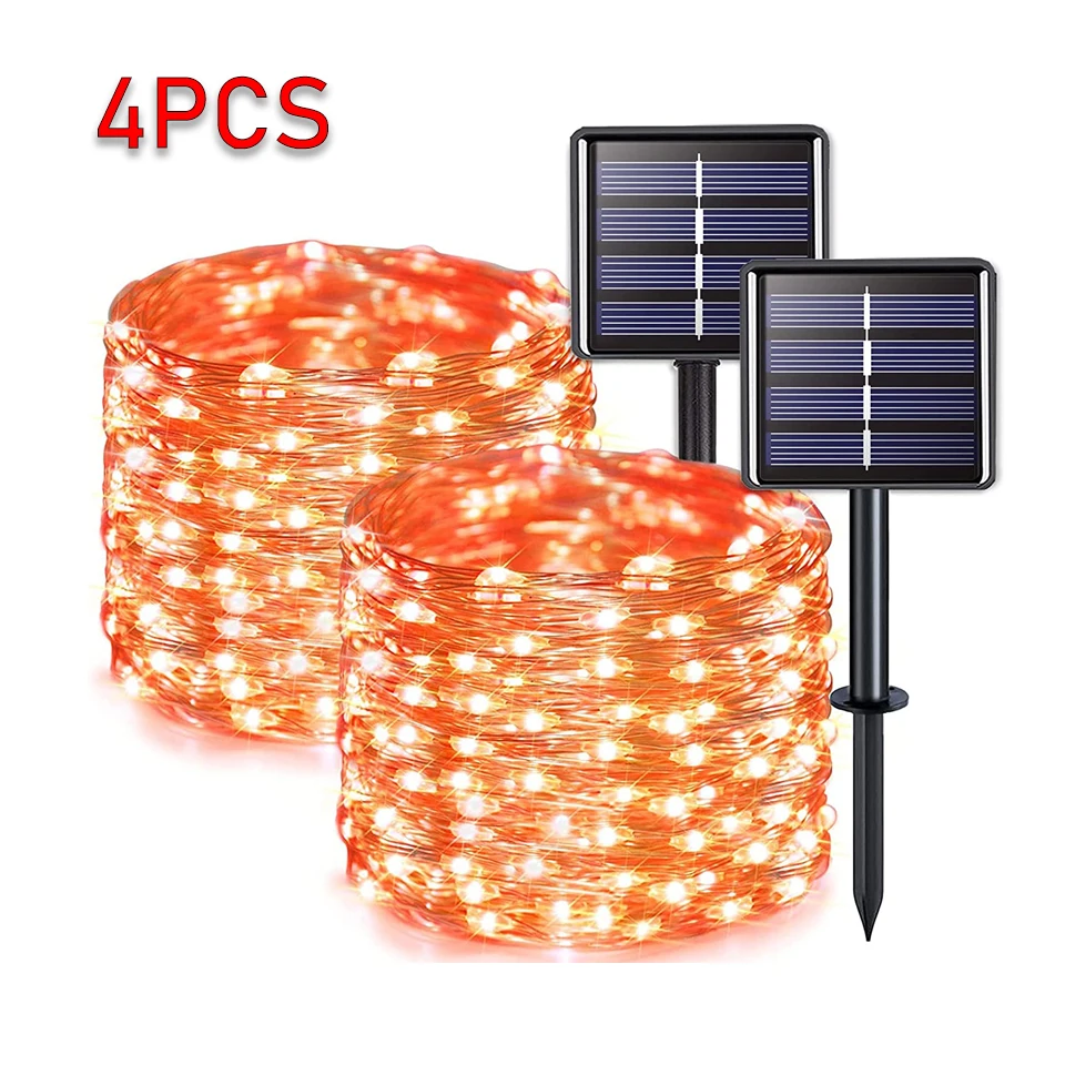 

Solar Lamp LED Outdoor 7M/12M/22M Garden String Lights Fairy Waterproof For Holiday Christmas Party Garlands Tree Wedding Decor