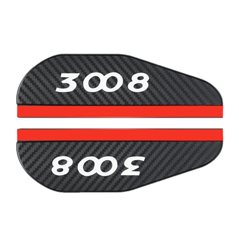 2x Car Rearview Mirror Rain Eyebrow Protector Rain Sticker for Peugeot gt gti gtline 208 2008 308 3008 508 5008 Car Accessories
