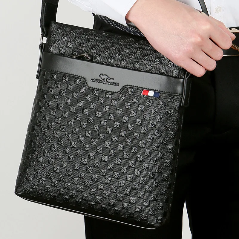 Genuine Top Layer Cowhide Men's Single Shoulder Bag 2025 New Style Male Casual Business Bag