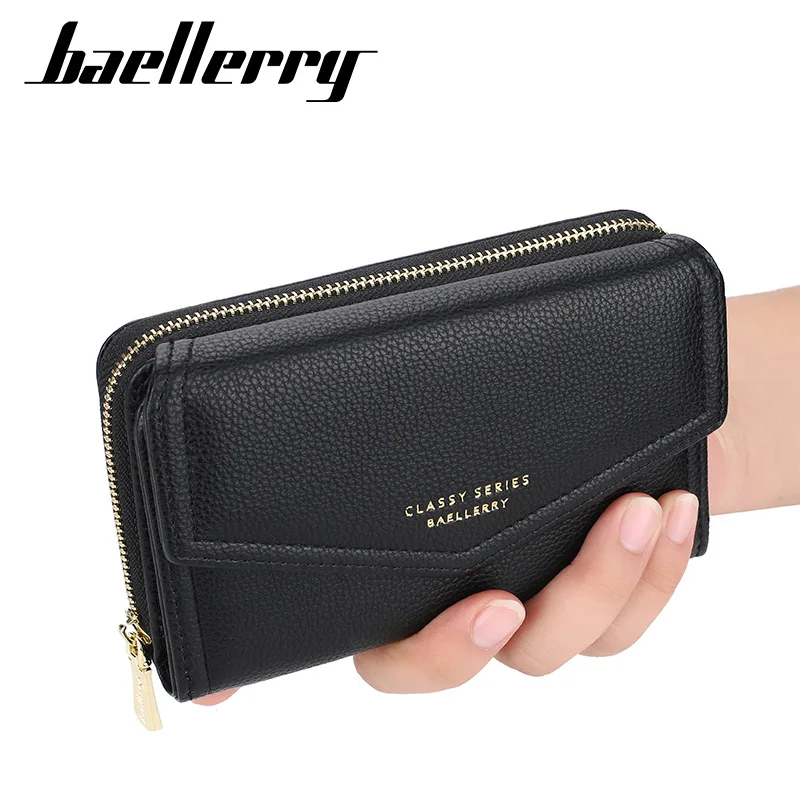 

baellerry women's wallet short zipper horizontal coin purse fashion new multi-card ladies clutch bag