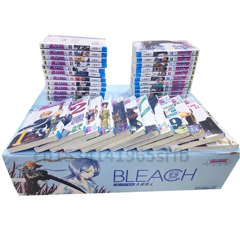 74 Books Realm Bleach Comic Book Kubo Taito BLEAC Japan Youth Teens Fantasy Science Mystery Suspense Manga Comic Book Chines