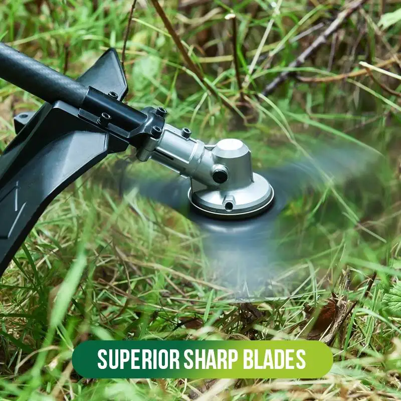 Tête De Coupe-herbe Métallique 6 Pouces Pour Débroussailleuse LUSQI - Fil Acier Carbone Pour Mauvaises Herbes, Mousse