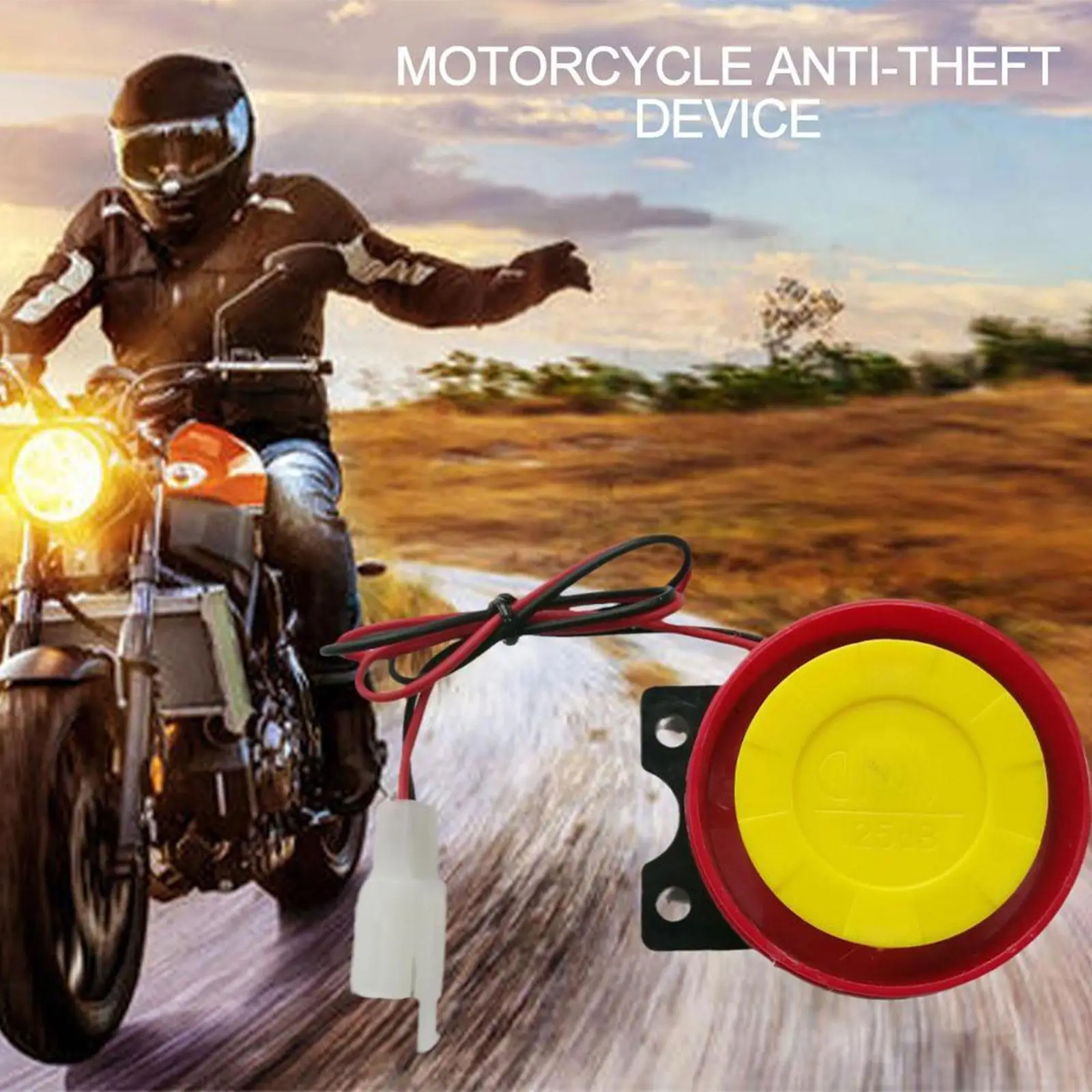 12V Car High Power Siren Motorcycle Alarm System Remote Control Anti-theft For Motorcycle