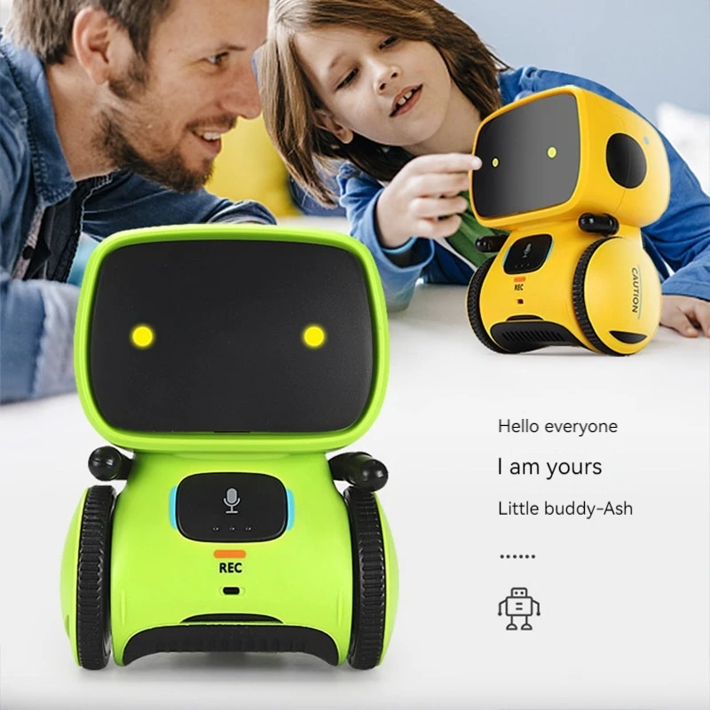 

Emo Robot Smart Robots Dance Voice Command Sensor Singing Dancing Repeating Robot Toy For Kids Boy And Girls Talking Robot Toys