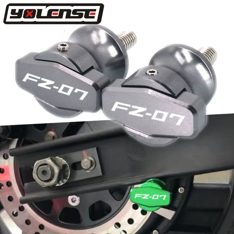 

For YAMAHA FZ-07 FZ07 FZ 07 MT-07 MT07 Motorcycle CNC M6 Swingarm Sliders Spools Paddock Stand Bobbins