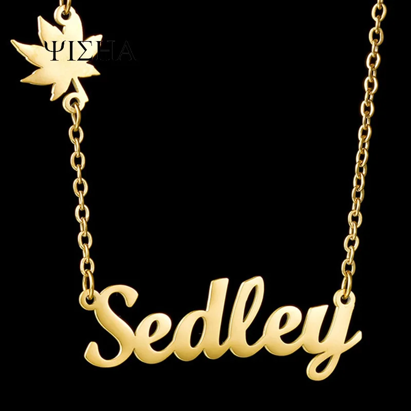 YishaCustomizedStainlessSteelJewelryNameNecklacePersonalized