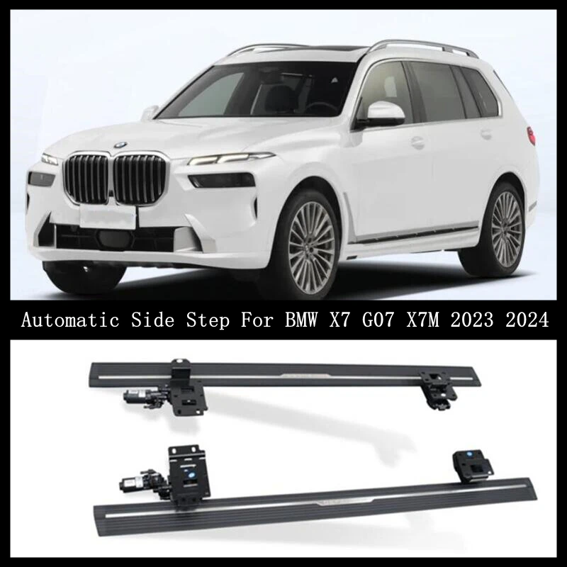 

Automatic Side Step For BMW X7 G07 X7M 2023 2024 2025 Intelligent Electric Motor Running Board Switch Door Control Nerf Bar