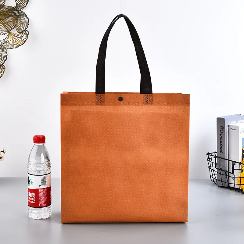 StoBag 25pcs Non-woven Shopping Bags Tote Shoulder Fabric Eco Woman Storage Reusable Portable Pouches Custom Logo(Extra Fee) 2