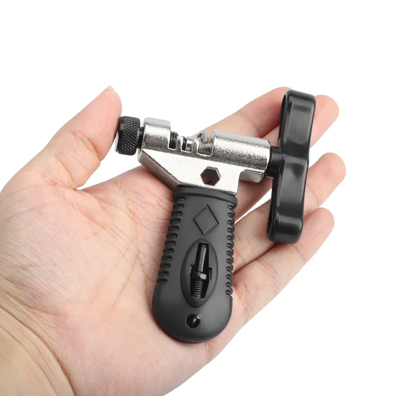 Fahrrad Kettenbrecher Splitter Cutter Fahrrad Hand Reparatur Entfernung Service Werkzeug Link Extractor Remover W/H Haken & Ersatz Breaker Pin – Detail 12