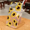 Funda transparente de girasoles para iPhone: Estilo Cálido | Emoape