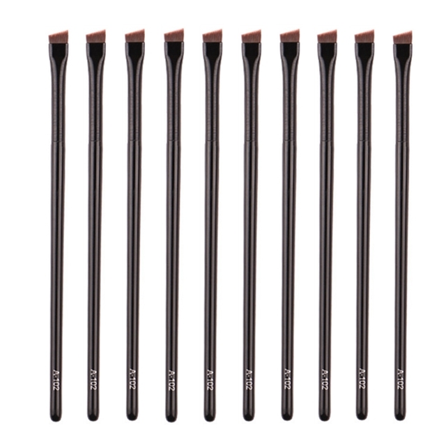 Pcs Brow Contour Makeup Brushes Eyebrow Eyeliner Brush Professional Super Thin Angled Liner Eye Brush Make Up Tools