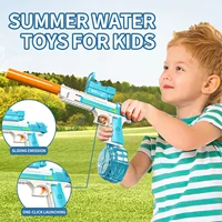 2024 New Upgrad Cross-Border Desert Eagle Linkage Electric Water Gun Large Capacity Continuous Shot Water Fighting Water Gun Toy 2