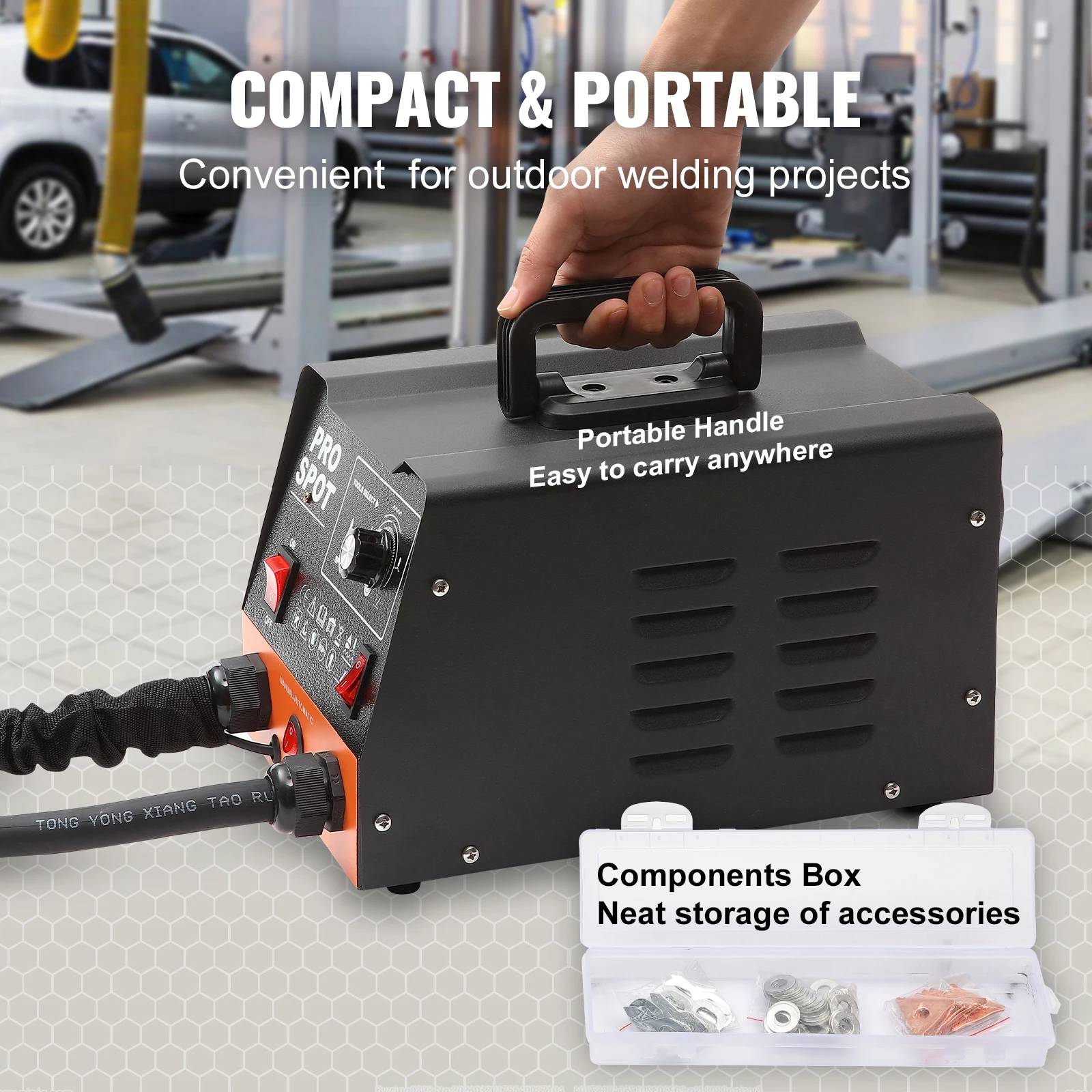 Stud Welder dent repair kit SucceBuy Stud Welder Dent Repair Kit 3KW Spot Welder Auto Body Spot Welding Dent Puller Machine Welding Accessories