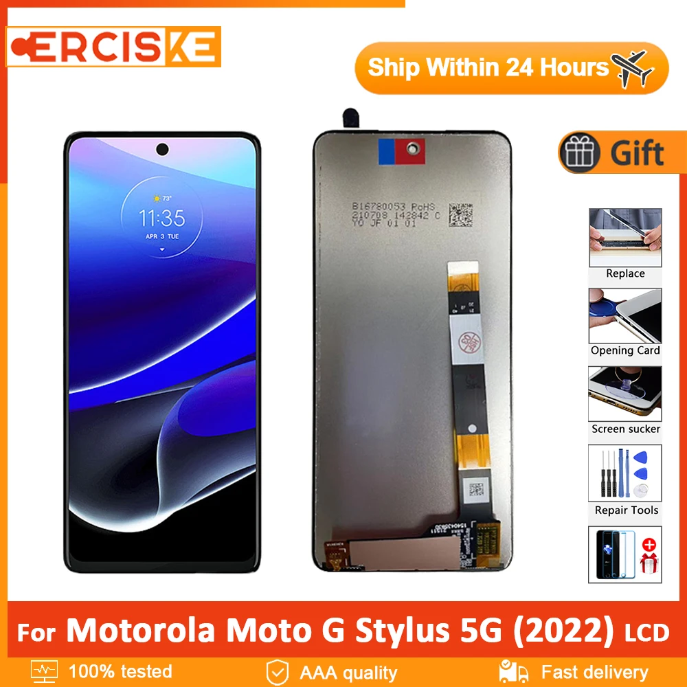 

Original 6.8'' For Motorola Moto G Stylus 5G 2022 LCD Display Touch Screen Digitizer XT2215-1 XT2215-4 For Moto GStylus 2022 LCD