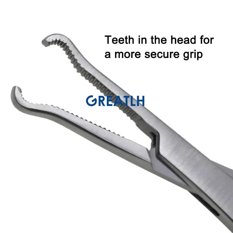 GREATLH Orthopedic Mini Serrated Bone Holding Forceps Reduction Forceps Orthopedic Surgical Instrument