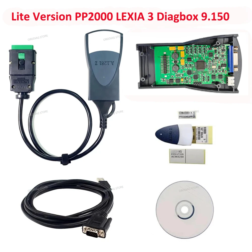 Lexia3 Pp2000 Diagbox V9.150 Firmware 9218165C Pour Kit, Outil De Diagnostic De Voiture Professionnel, Cristaux, Réparation, Nouveau