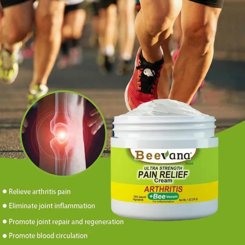 

Beevana Bee Venom Joint Collagen Cream Soothes And Relieves Joint Muscle Soreness And Promotes Bone Massage Cream 30g