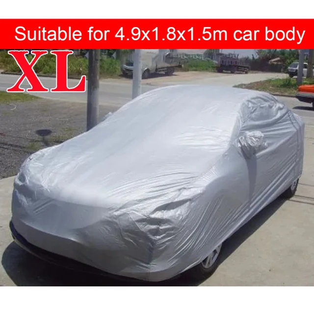 Universal S/m/l/xl/xxl Car Covers Smart Outdoor Full Car Cover Sun Uv  Protection Car Body Sun Rain Dustproof Waterproof Cover - Car Covers -  AliExpress