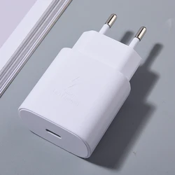 Super Fast 25W PD Charger with EU Adapter for Samsung Galaxy Devices