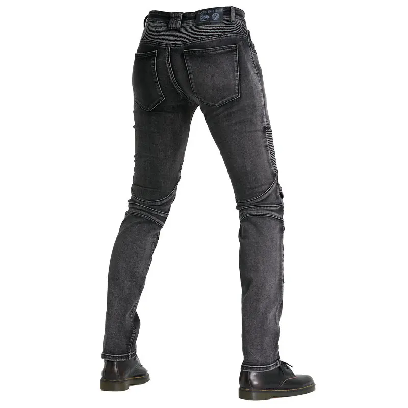 Volero Men's Motorcycle Pants Motorcycle Jeans Protective Gear Riding Travel Trousers Belt Protective Gear Retro motorcycle pants motorcycle jeans
