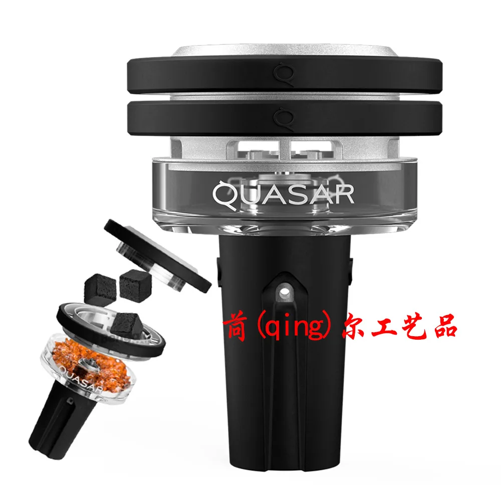 Modle 27 Gift Box Glass Silicone Smoke Pot Carbon Partition Combination Shisha Hookah Accessories Smoking BOWL 2