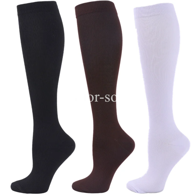 Compression Socks - Knee High, Anti-Fatigue & Pain Relief Stockings for Men and Women (3 Pairs)