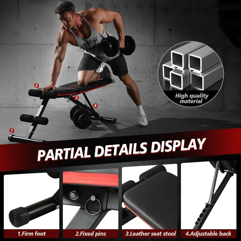 fitness bench close view