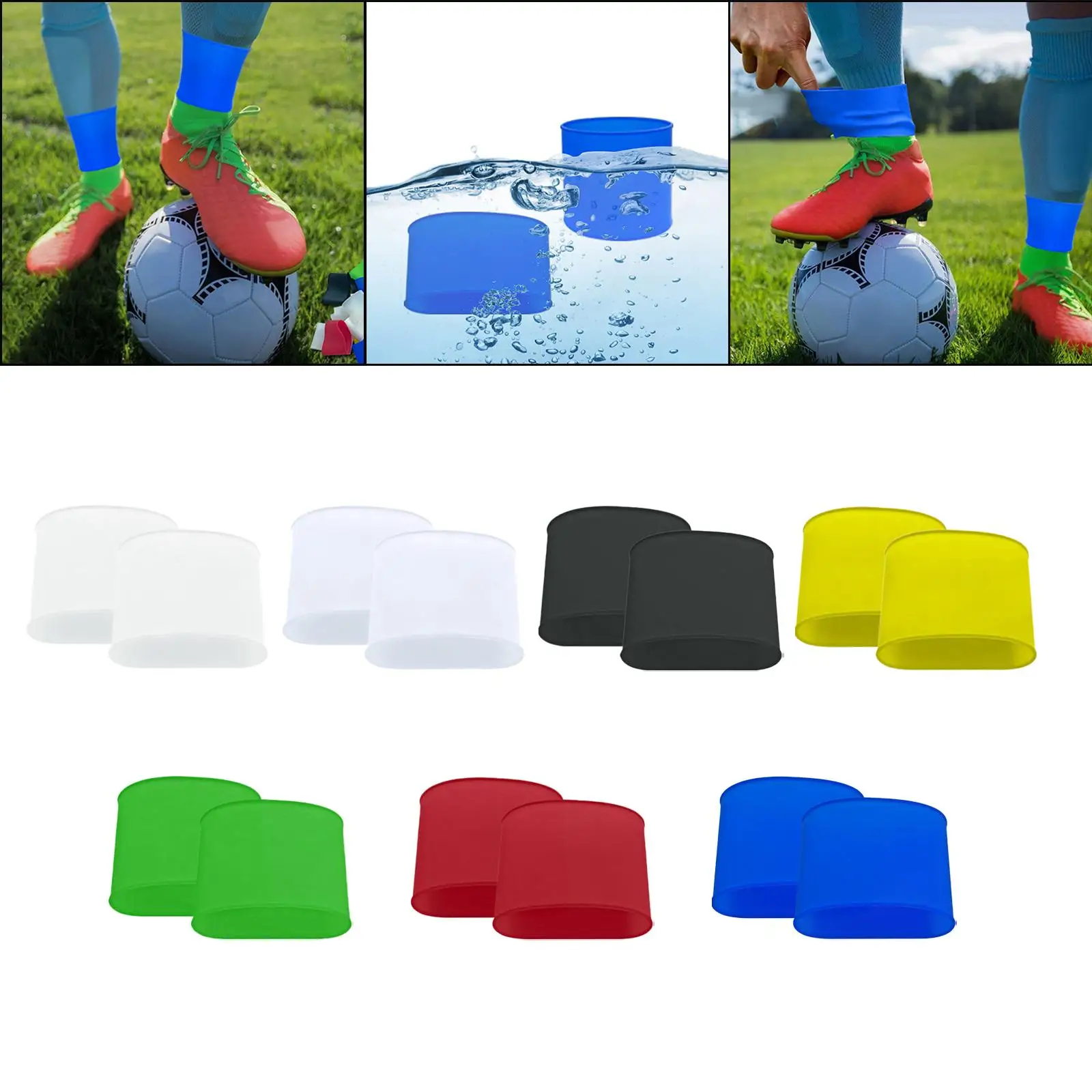 Soccer Shin Pad Holder Multiuse Football Banding Instep Socks for Kids Boys Men