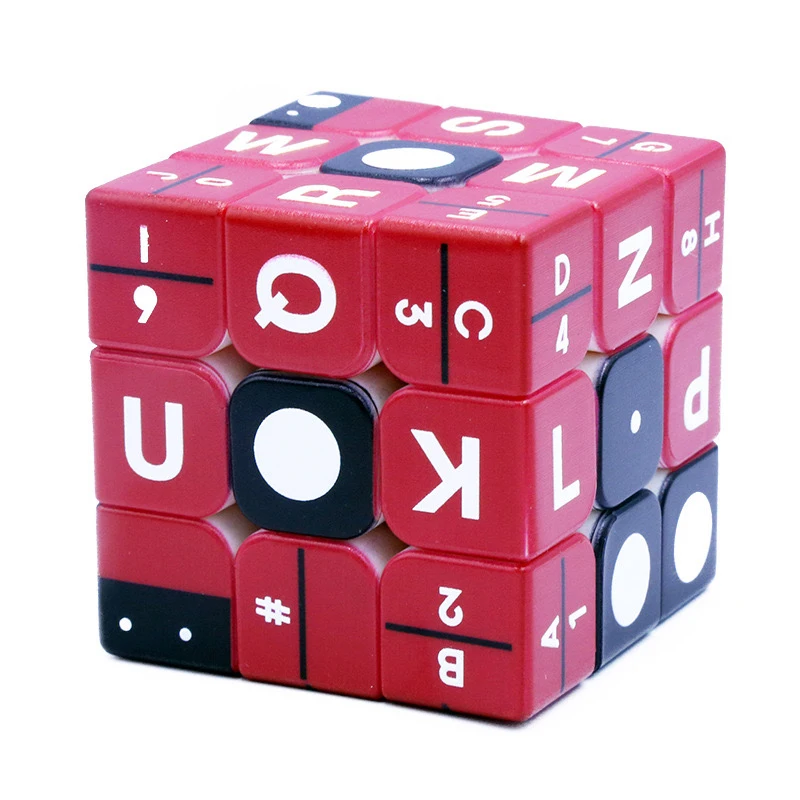 Braille Magic Cube Children Educational Toys Cube 3x3 Magnetic Free Shipping 3x3 Cube Magnetic Magic Cube Puzzl Magic Cubes cube prism beam splitters k9 prisma dia10 15 20 25 4 25 30mm t r 50 50 400 700nm laser cube prism for beam free shipping