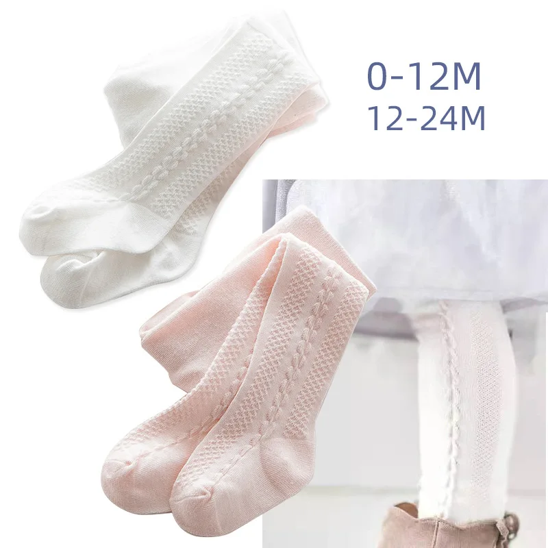 Girls Stocking 2021 Spring Summer Tight For Toddler Baby Hollow Infant Ribbed Tights Babies Pantyhose baby girl legging tights |