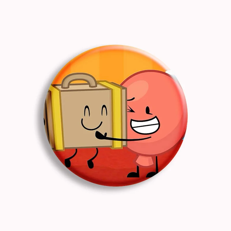 Inanimate Insanity BFDI Memes Button Pin Suitcase Lightbulb All ...