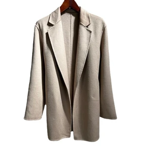 Осень и зима 2022, новое двустороннее кашемировое пальто, женское длинное пальто с воротником-костюмом и тонкое шерстяное пальто. Регулируемая Талия