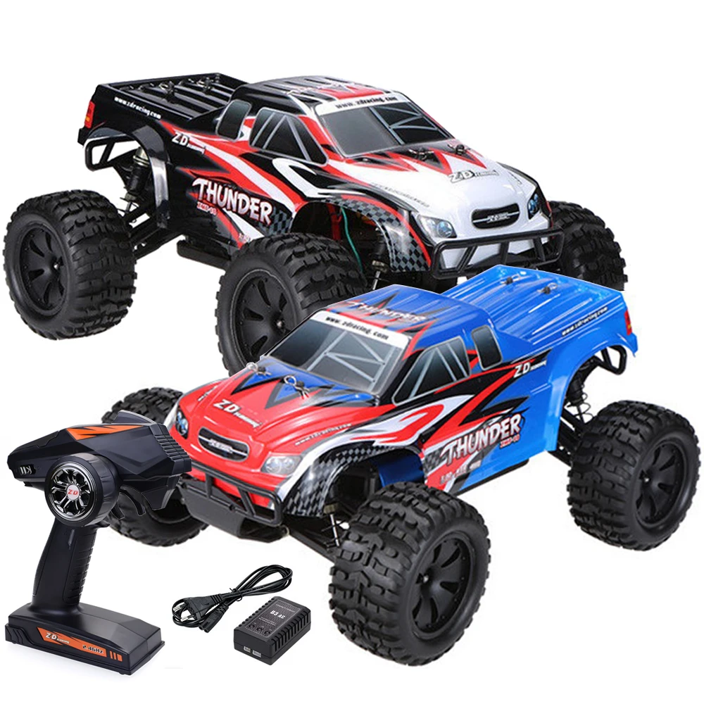 ZD Racing 9106 2S 2.4G 4WD 1/10 Brushless Electric Monster Truck 4CH Remote  Controller RTR RC Car Toy Gift